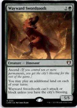 Wayward Swordtooth Commander Masters Regular - Image 1