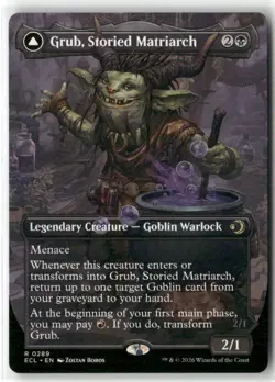 Grub, Storied Matriarch (Borderless) Lorwyn Eclipsed Regular 289 - Image 1
