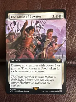 The Battle of Bywater Extended Art 346 Rare LTR The Lord of the Rings MTG - Image 1