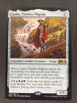 Golos, Tireless Pilgrim Regular M20 226 Core Set 2020 MTG - LP - Image 1