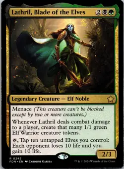 Lathril, Blade of the Elves R Foundations 242 NM - Image 1