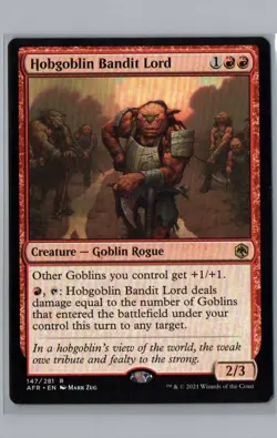 Hobgoblin Bandit Lord R Adventures in the Forgotten Realms 147 NM - Image 1