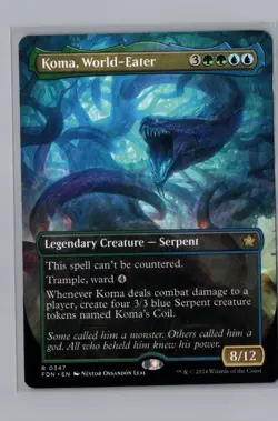 Koma, World-Eater (Borderless) R Foundations 347 NM - Image 1