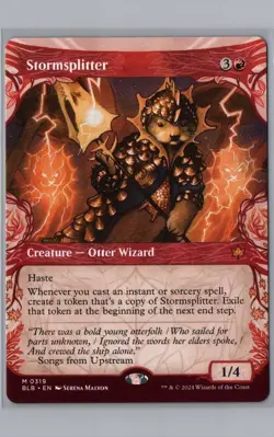 Stormsplitter (Showcase) M Bloomburrow 319 NM - Image 1