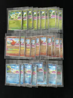 2025 Pokemon TCG S-CHN Gem Pack PROMO 120/SV-P Fuecoco Quaxly Sealed Lot*30 PC46 - Image 2