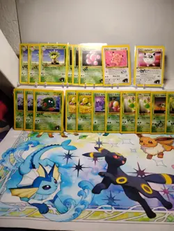 Pokemon TCG Bulk Lot Of 20 Erika's Gym Challenge And Gym Heroes MP Some DMG - Image 1