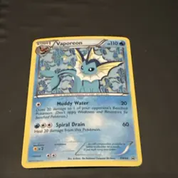 Pokemon Vaporeon BW89 Black & White Promo Holo Card - Image 1