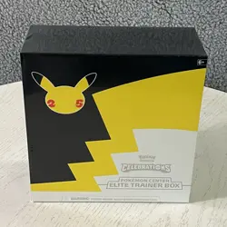 Pokemon Celebrations Elite Trainer Box ETB Pokemon Center 25th Anniversary New - Image 1