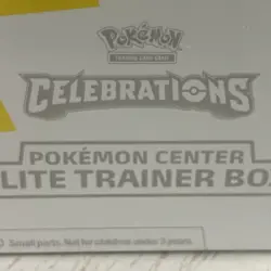 Pokemon Celebrations Elite Trainer Box ETB Pokemon Center 25th Anniversary New - Image 2