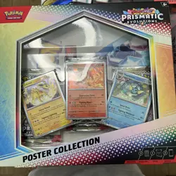 Pokemon TCG Scarlet & Violet Prismatic Evolutions Poster Collection Box - Image 1