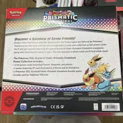 Pokemon TCG Scarlet & Violet Prismatic Evolutions Poster Collection Box - Image 2