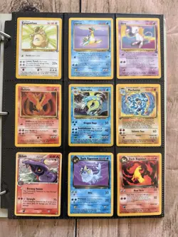 Old Pokemon Cards VINTAGE Rare Collection binder Holo WOTC 1999 Era Lot - Image 1