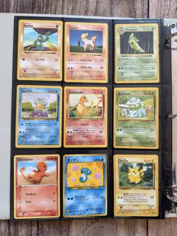 Old Pokemon Cards VINTAGE Rare Collection binder Holo WOTC 1999 Era Lot - Image 4