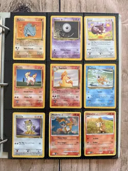 Old Pokemon Cards VINTAGE Rare Collection binder Holo WOTC 1999 Era Lot - Image 5