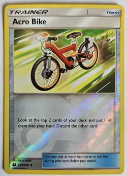 Acro Bike 123/168 Reverse Holo Pokemon TCG English Pokemon LP - Image 1