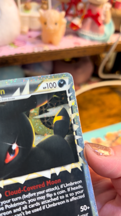 Pokemon TCG Umbreon Prime 86/90 HGSS Undaunted Holo Rare 2010 with SWIRL! LP - Image 2