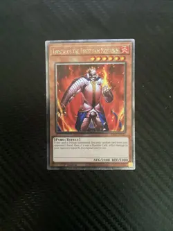 THESTALOS, THE FIRESTORM MONARCH QUARTER CENTURY SECRET RARE RA03-EN143 YUGIOH! - Image 1