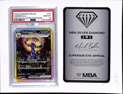 2025 Pokemon Prismatic Umbreon ex Illustration Rare MBA SIlver #161/131 PSA 10 - Image 1