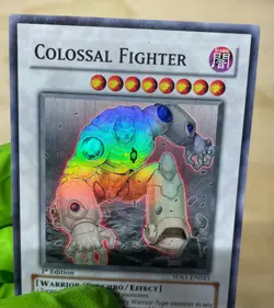 Colossal Fighter - 5DS1-EN043 - LP  super Rare  - Yugioh 1st Edition - Image 2