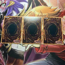 Yugioh! Playset 3x Charge of the Light Brigade Ultimate Rare RA02-EN055 1st Ed. - Image 2