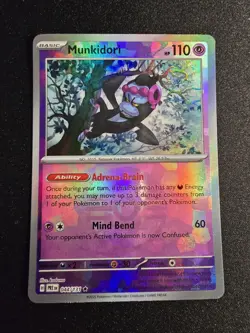 Munkidori 044/131 Prismatic Evolutions Poke Ball Reverse Holo Pokemon Card NM - Image 1