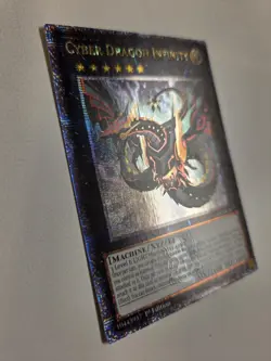 Cyber Dragon Infinity RA04-EN068 (Alt Art) Quarter Century Secret Rare Yugioh NM - Image 2