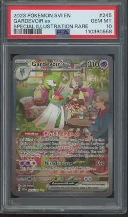 2023 Pokemon SVI EN Special Illustration Rare #245 Gardevoir ex Gem Mint PSA 10 - Image 1