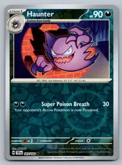 Pokemon TCG SV05: Temporal Forces Haunter 103/162 Reverse Holo - Image 1