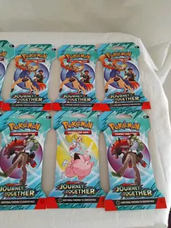 X10 Pokemon Journey Together Blister Packs Brand New Sealed - Image 3