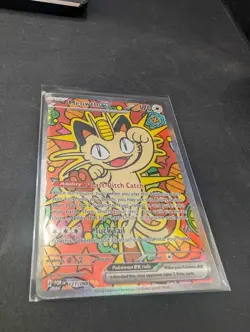 Meowth ex 121/088 ENGLISH Special Illustration Rare - Perfect Order SIR Pokemon - Image 1