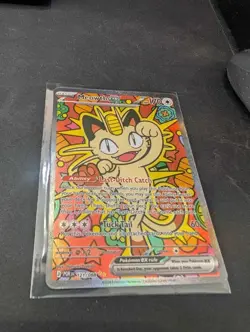 Meowth ex 121/088 ENGLISH Special Illustration Rare - Perfect Order SIR Pokemon - Image 3