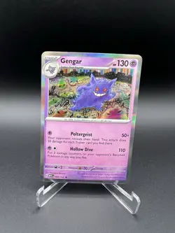 Gengar 094/165 Sv: Scarlet & Violet 151 Holo Pokemon TCG Clean NM Psychic Ghost2 - Image 1
