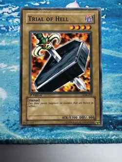 Yugioh! Trial Of Hell - 1st Edition Legend Of Blue Eyes - LOB-012 LP! - Image 1