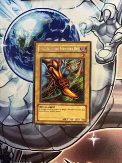 (81) Yugioh Left Leg Of The Forbidden One UBP1-EN002 Secret Rare LP/VLP - Image 1