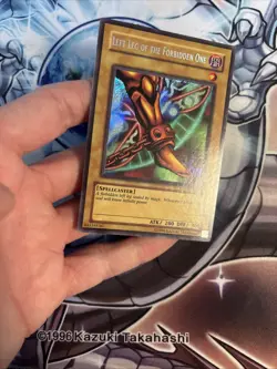 (81) Yugioh Left Leg Of The Forbidden One UBP1-EN002 Secret Rare LP/VLP - Image 2