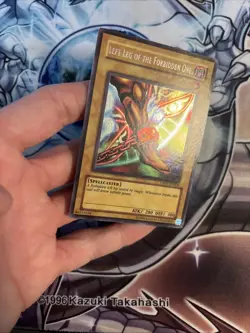 (81) Yugioh Left Leg Of The Forbidden One UBP1-EN002 Secret Rare LP/VLP - Image 3