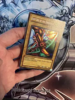 (81) Yugioh Left Leg Of The Forbidden One UBP1-EN002 Secret Rare LP/VLP - Image 4