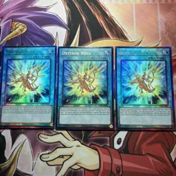 Yugioh! Drytron Nova & Meteonis-Drytron Ultimate Rare Playsets - RA04 1st Ed. - Image 2