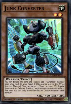 Junk Converter 1st Ed Super Rare LED6-EN024 Yu-Gi-Oh! - Image 1