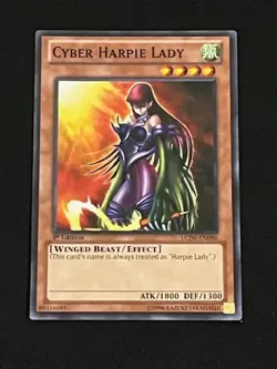 Cyber Harpie Lady LCJW-EN096 1st Ed. YuGiOh Legendary Collection 4: Joey's World - Image 1