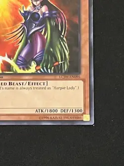 Cyber Harpie Lady LCJW-EN096 1st Ed. YuGiOh Legendary Collection 4: Joey's World - Image 5