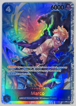 One Piece TCG Marco PRB02-008 SR One Piece the Best Vol. 2 NM - Image 1