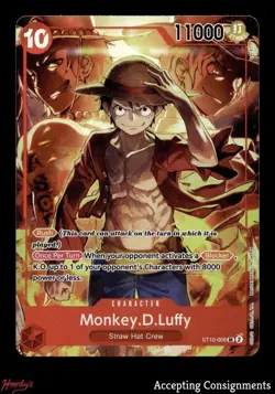 2024 One Piece Promos #ST10006 Monkey D. Luffy SR Treasure Booster SET - Image 1