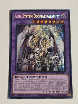 Alba System Dogmatikalamity BLMM-EN011 Secret Rare Yugioh 1st Edition Mint - Image 1
