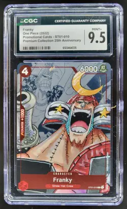 2022 ONE PIECE FRANKY PROMO 25TH ST01-010 CGC 9.5 A PT - Image 1