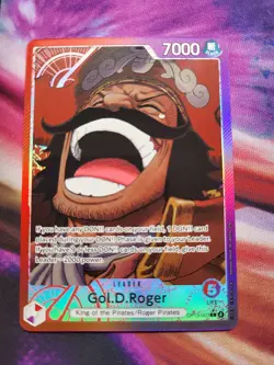 1x Gol D. Roger One Piece OP13-003 Alt Art Leader! One Piece TCG! NM - Image 1