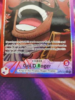 1x Gol D. Roger One Piece OP13-003 Alt Art Leader! One Piece TCG! NM - Image 3
