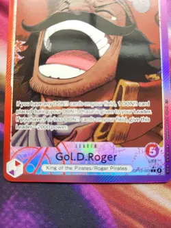 1x Gol D. Roger One Piece OP13-003 Alt Art Leader! One Piece TCG! NM - Image 4