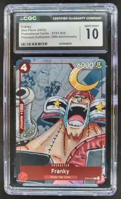 2022 ONE PIECE FRANKY PROMO 25TH ST01-010 CGC 10 A PT - Image 1