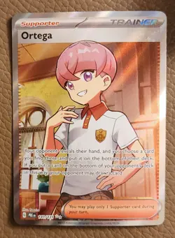 Ortega 141/131 Prismatic Holo Evolutions Ultra Rare Pokemon TCG Card NM - Image 1
